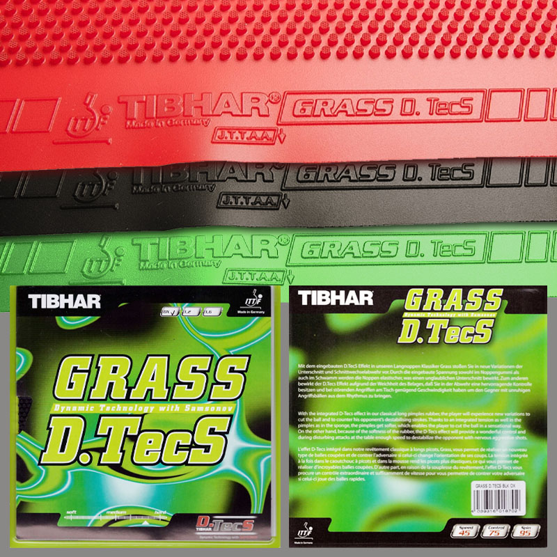 TIBHAR Grass D.TecS Table Tenn - огляд і ціна Table Tennis Grip