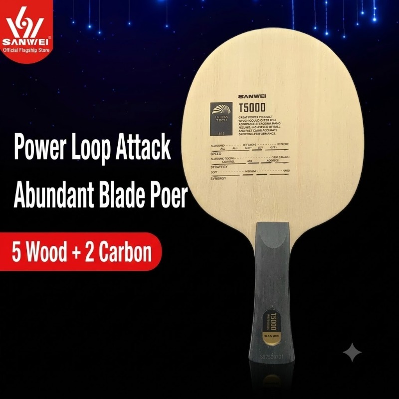 1pcs SANWEI T5000 Table Tennis - огляд і ціна Table Tennis Player