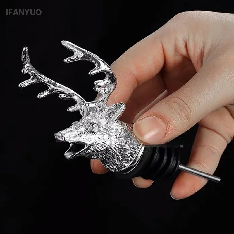Zinc Alloy Deer Head Wine Pour - огляд і ціна Head Racket Boom
