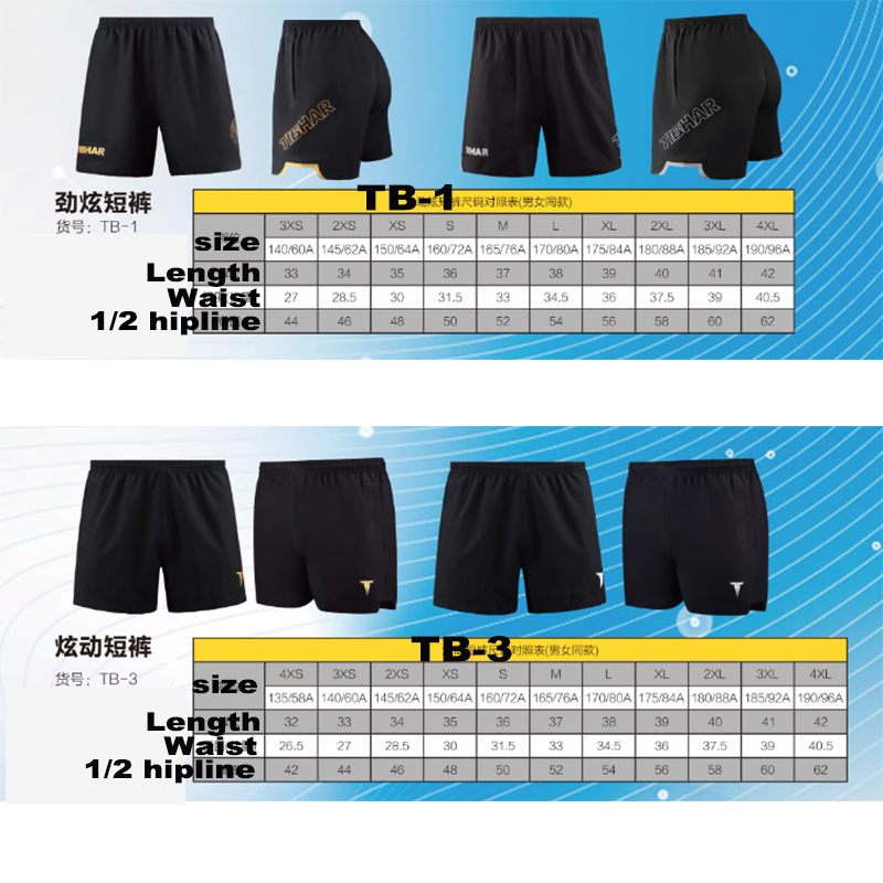 Tibhar Table Tennis Shorts TB- - огляд і ціна Table Tennis Daily