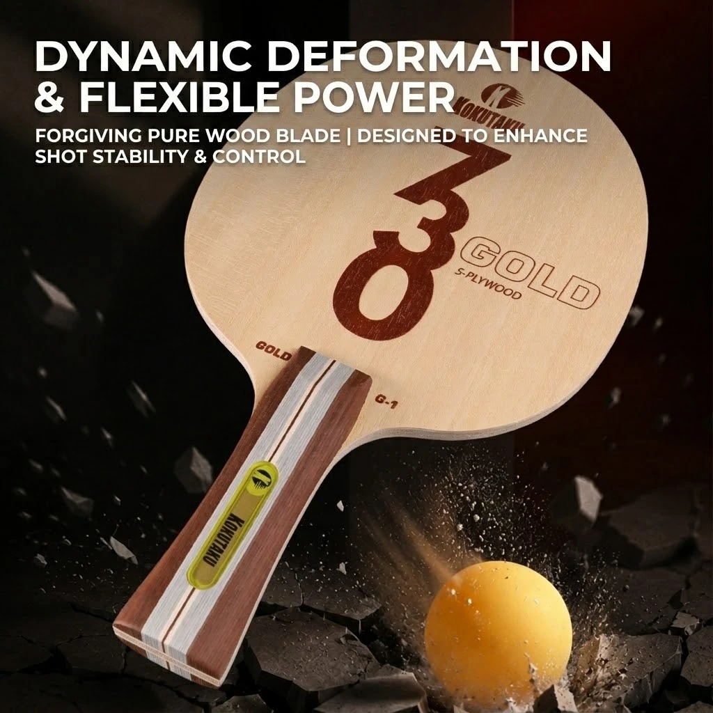 Kokutaku Table Tennis Blade FL - огляд і ціна Table Tennis Paddle Set