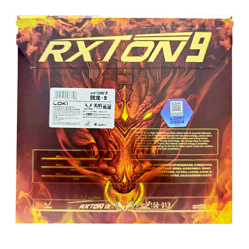 LOKI RXTON 9 Table Tennis Rubb - огляд і ціна Table Tennis Grip
