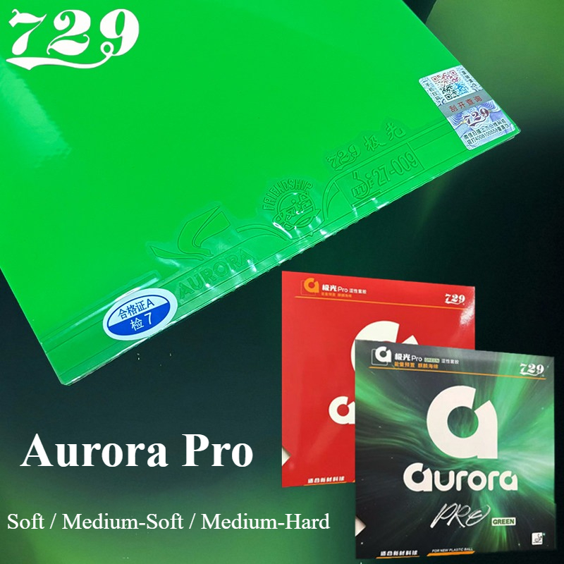 729 Friendship Aurora Pro Gree - огляд і ціна Table Tennis Xiom Rubber