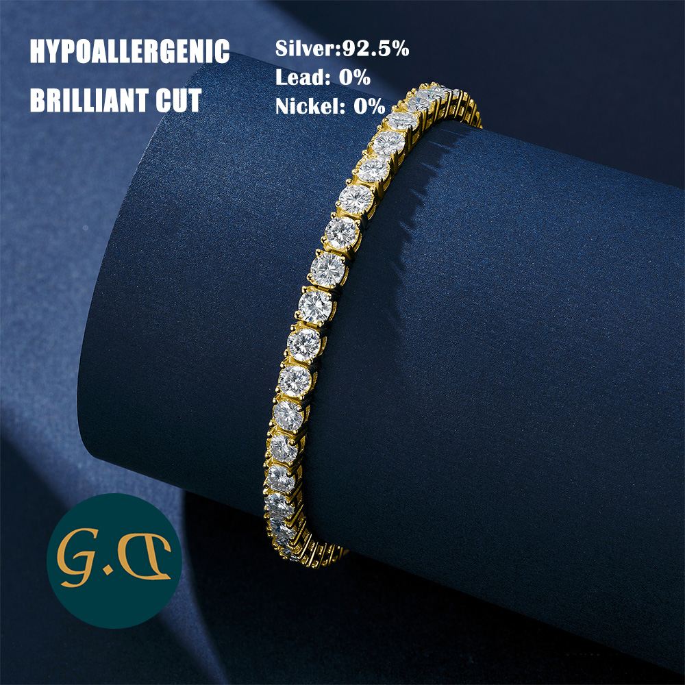 2mm-5mm Moissanite Tennis Brac - огляд і ціна Table Tennis Daily